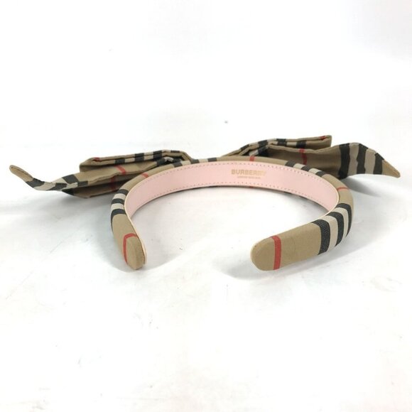 BURBERRY Check ribbon hair accessories hair band headband Unused main image 15